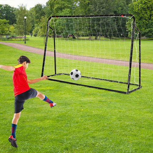 2-In-1 Kids Soccer Rebounder and Soccer Goal for Kids Aged 6+ Years Old