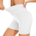 Cycling Shorts Women- High Waisted Biker Shorts Tummy Control Black Yoga Gym Workout Athletic Running Sports Short Leggings UK