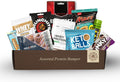 Protein Hamper - This Protein Gift Set & Fitness Hamper Includes 10X Items. Gym Gifts for Men & Women. Mens Snacks Gift Set. Protein Gift Box.