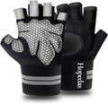 Workout Gloves Weight Lifting Gloves with Wrist Support for Men & Women,Breathable Exercise Gloves Sports for Training,Fitness, Gym,Pull Ups，Full Palm Protection，Black