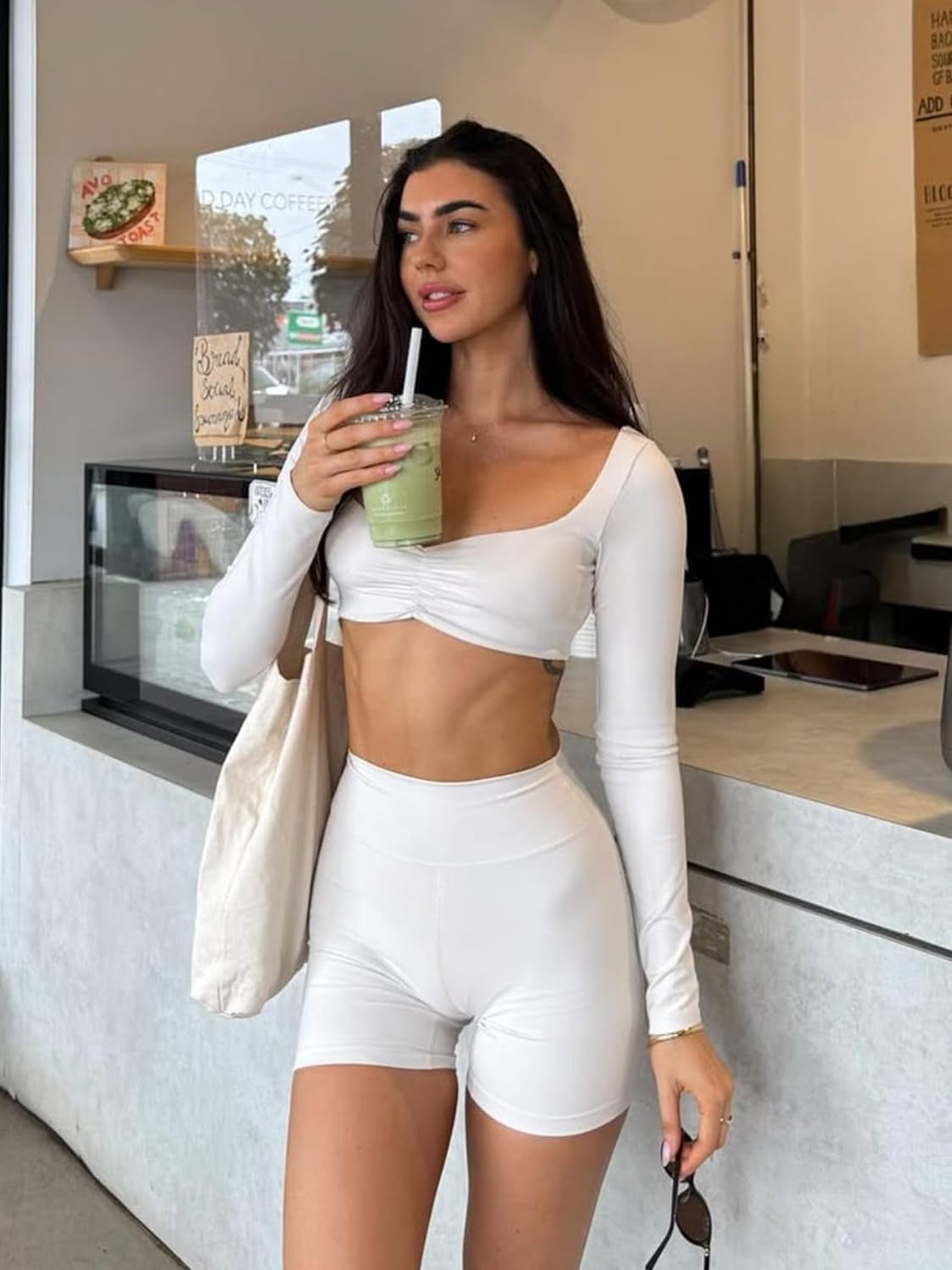 Cycling Shorts Women- High Waisted Biker Shorts Tummy Control Black Yoga Gym Workout Athletic Running Sports Short Leggings UK